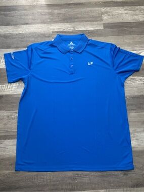 Men’s Performance Polo Shirt in Bright Blue
